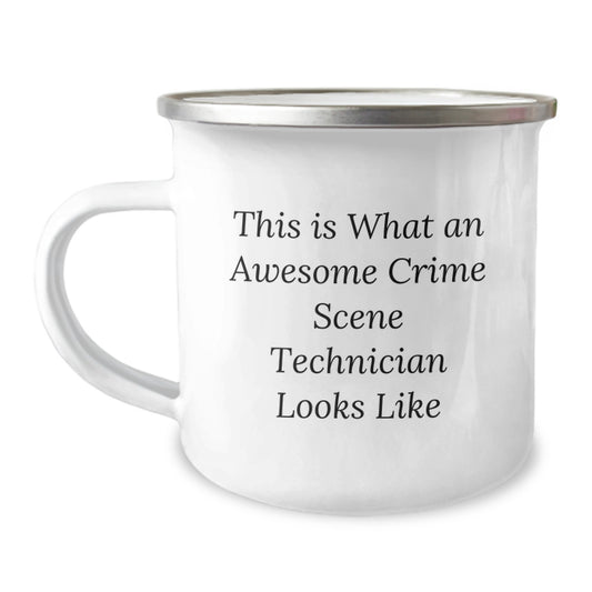 Gifts from Friends for Crime Scene Technician - This Is What An Awesome Crime Scene Technician Looks Like Camping Mug, Unique Graduation Gifts, Funny Crime Scene Technician Mugs - Image 1