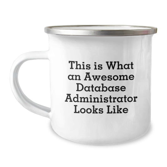 Database Administrator Keepsake Camping Mug for Him Birthday Gift - Image 1