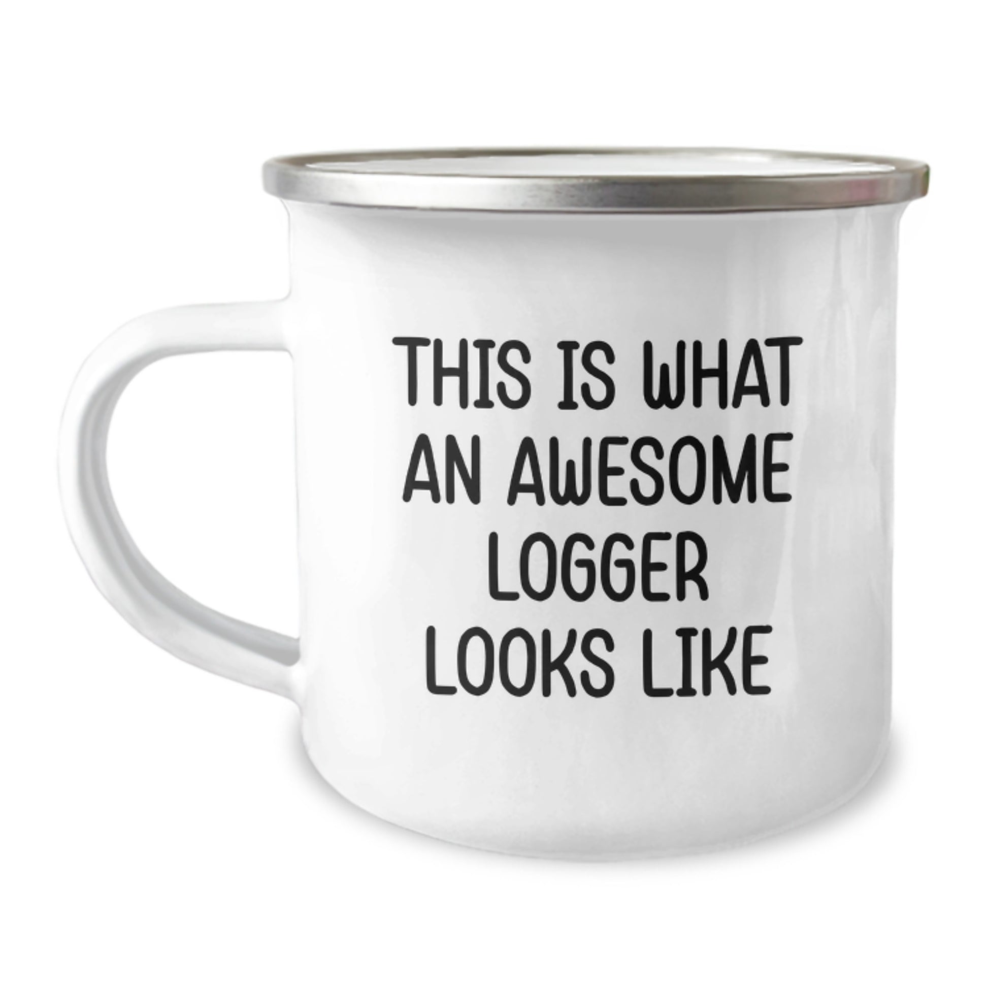 Funny Logger Graduation Gifts from Men - This Is What An Awesome Logger Looks Like Logger Camping Mug - Image 1