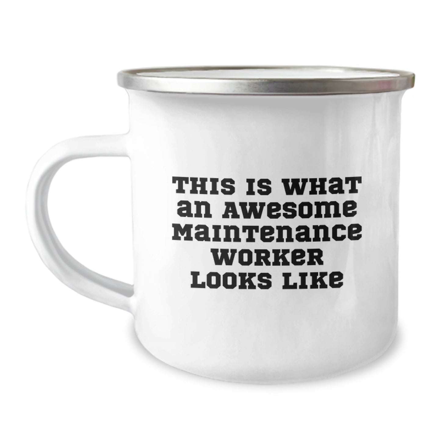Funny Maintenance Worker Gifts for Men, Unique Camping Mug, Graduation Unique Gifts from Friends, This Is What An Awesome Maintenance Worker Looks Like - Image 1