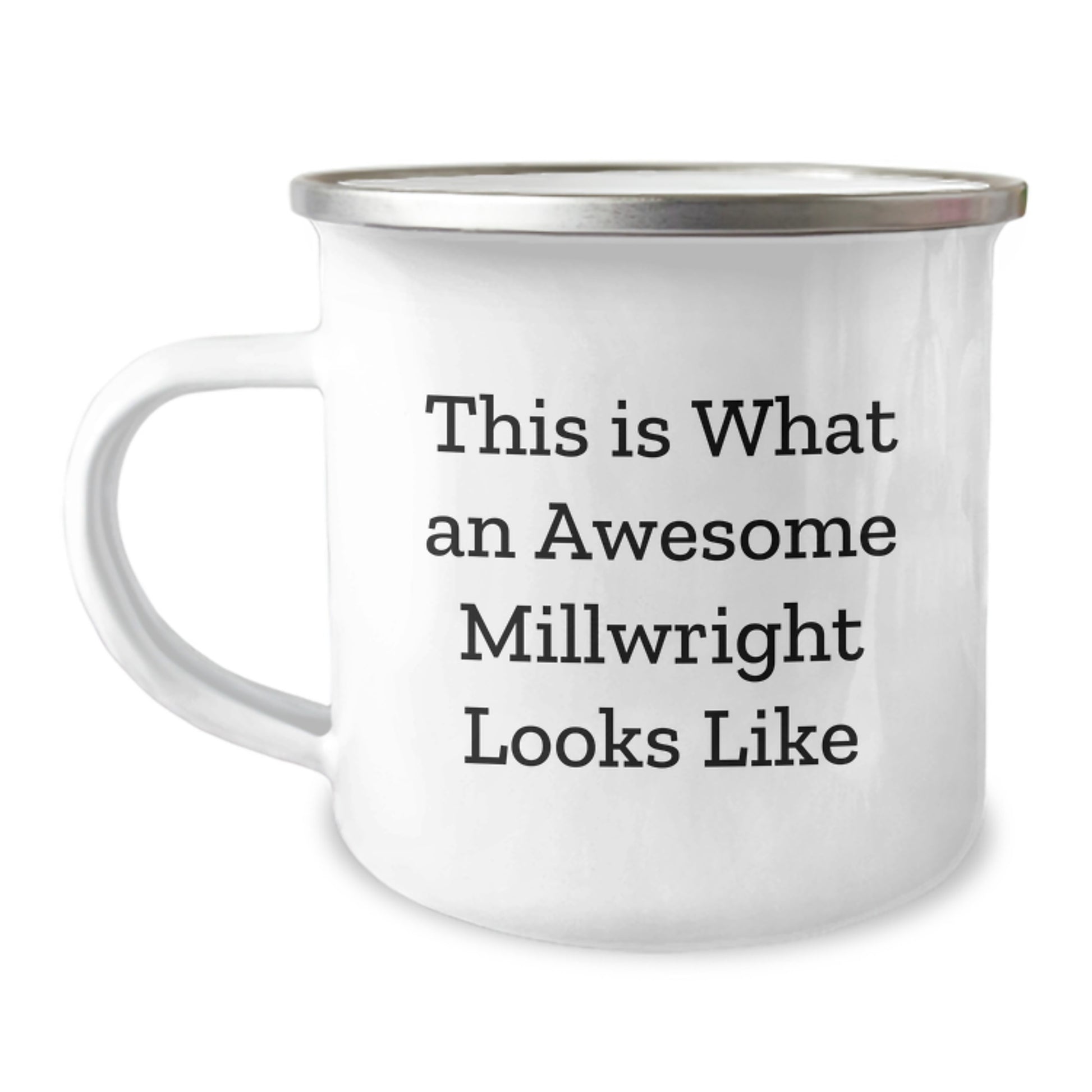 Funny Millwright Gifts for Men, Unique Graduation Unique Gifts from Friends for Amazing Millwright, Camping Mug with Awesome Quote - Image 1