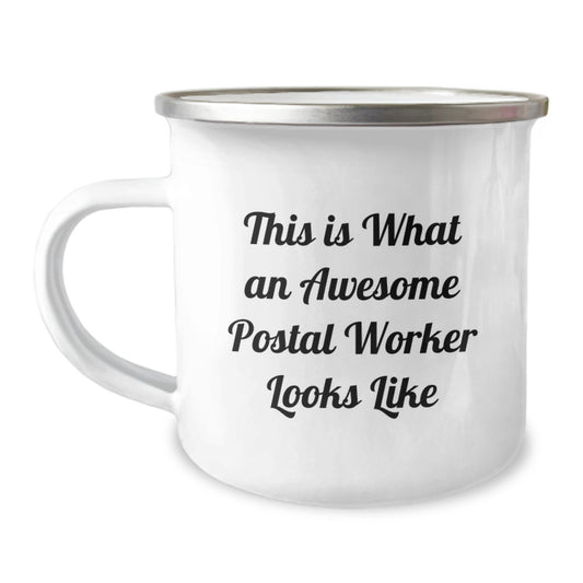 Postal Worker Camping Mug Keepsake Birthday Gift for Him - Image 1