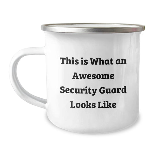 Funny Security Guard Gifts for Men, Inspirational Camping Mugs for Security Guard, Unique Graduation Gifts from Friends, Funny Coffee Mugs for Security Guard - Image 1