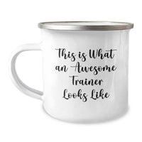 Load image into Gallery viewer, Funny Trainer Gifts from Friends - This Is What An Awesome Trainer Looks Like, Birthday Unique Gifts for Men, Women, Coworkers, Family, and Friends - Image 1

