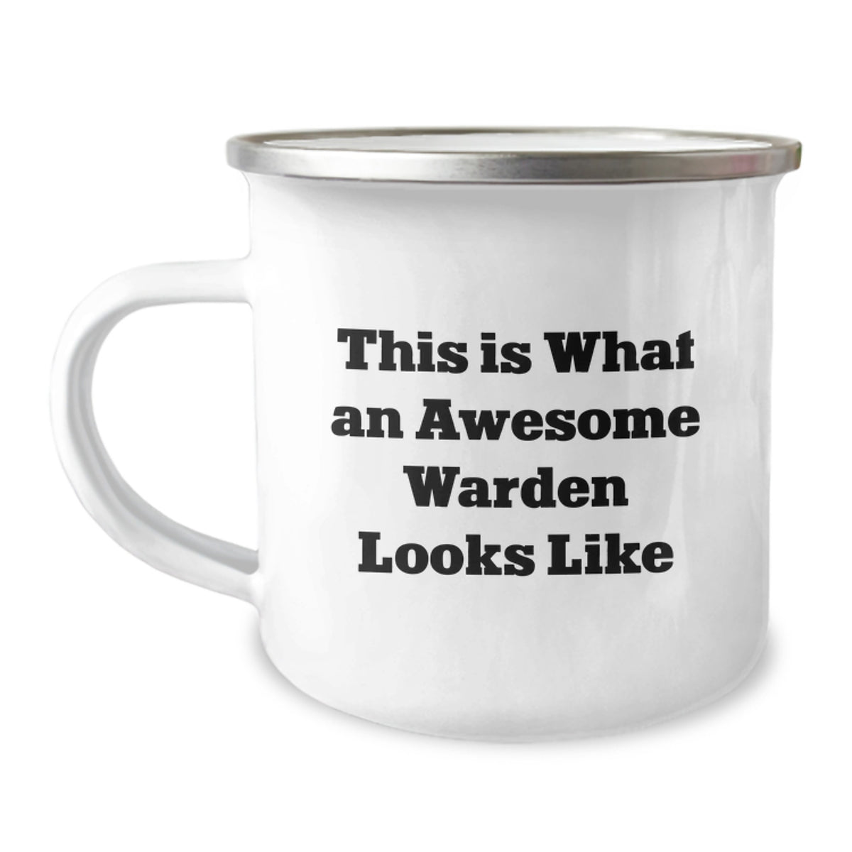 Christmas Gift for Her - Awesome Warden Present, Inspiring Quote Camping - Image 1