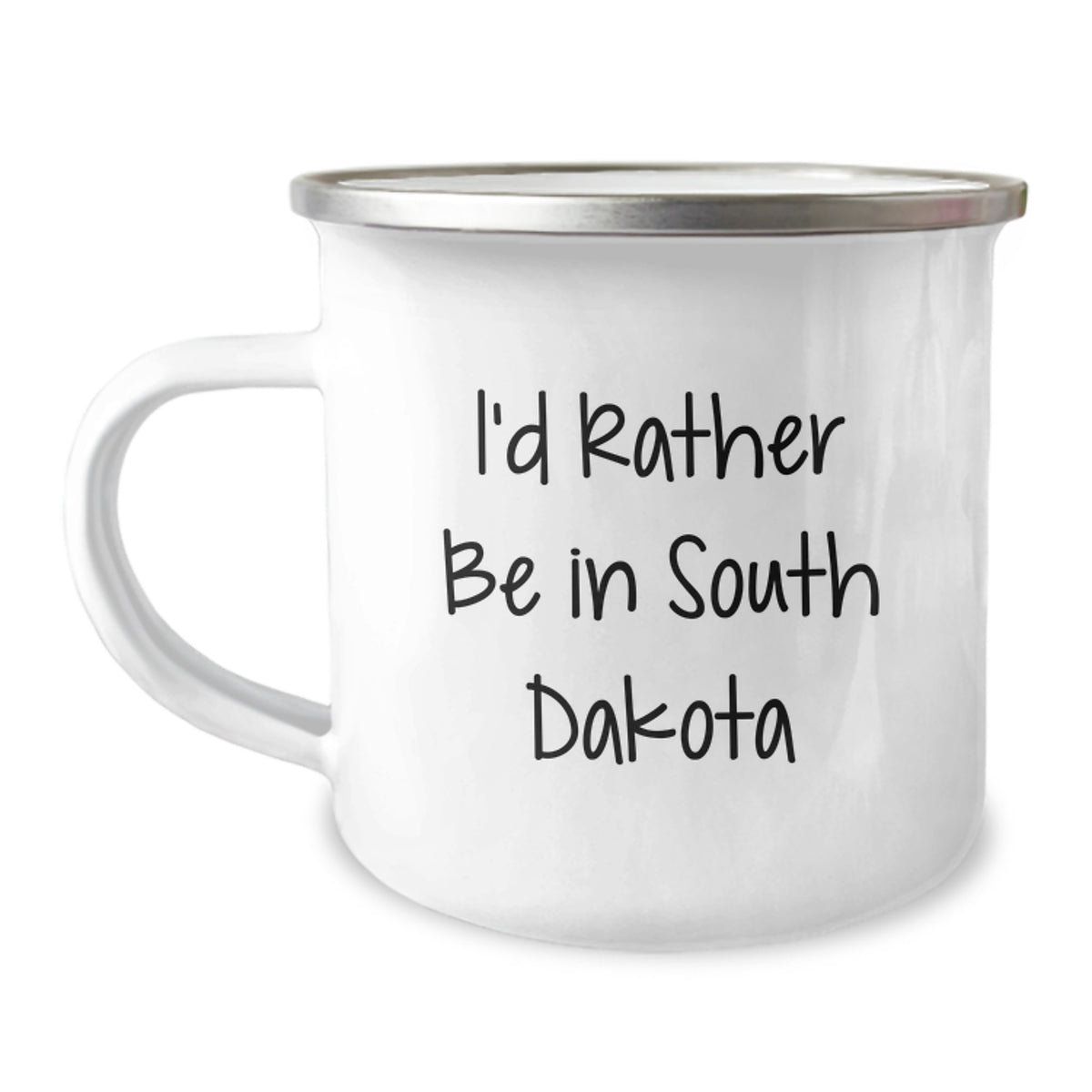 South Dakota Camping Mug Gift for Him - I'd Rather Be Keepsake - Image 1
