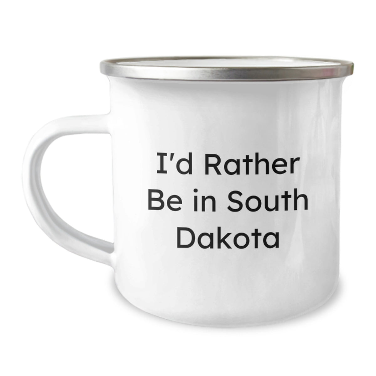 Christmas Gift for Her I'd Rather Be In South Dakota Camping Mug - Image 1
