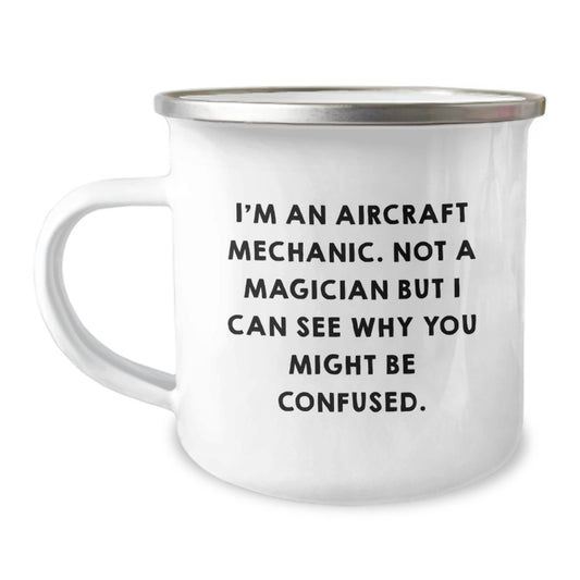 Aircraft Mechanic Funny Mug Gifts from Friends and Family for Graduation Unique Celebrations - Image 1