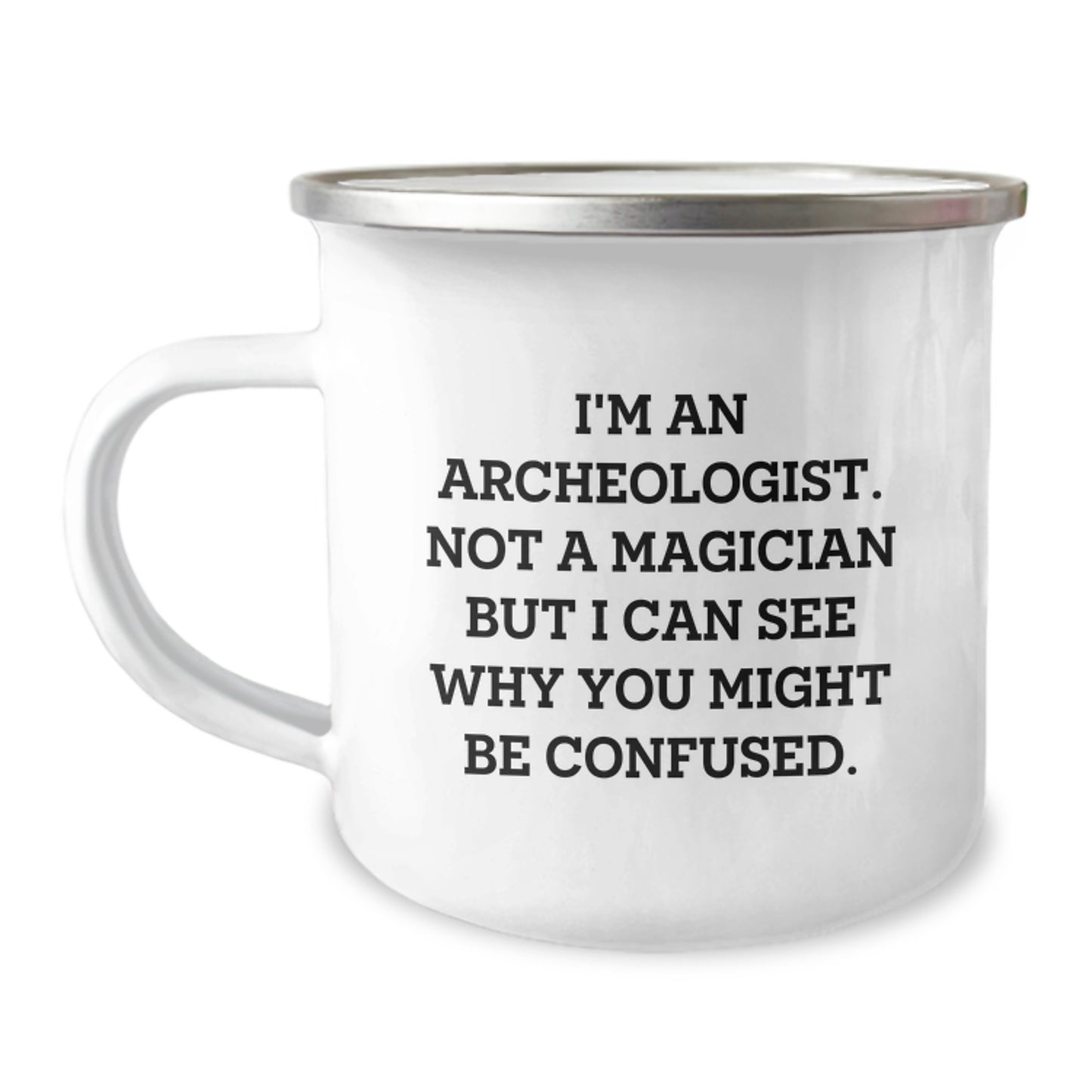 Archeologist Keepsake Camping Mug for Him Surprise Birthday Gift - Image 1