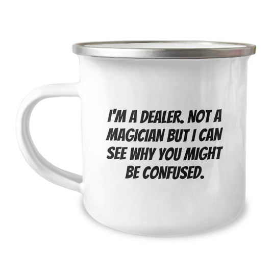 Dealer Keepsake Camping Mug for Him Birthday Gift - Image 1