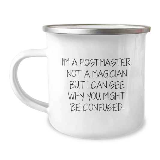 Postmaster Keepsake Camping Mug Birthday Gift for Him - Image 1