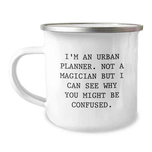 Urban Planner Keepsake Camping Mug for Him Birthday Surprise Gift - Image 1