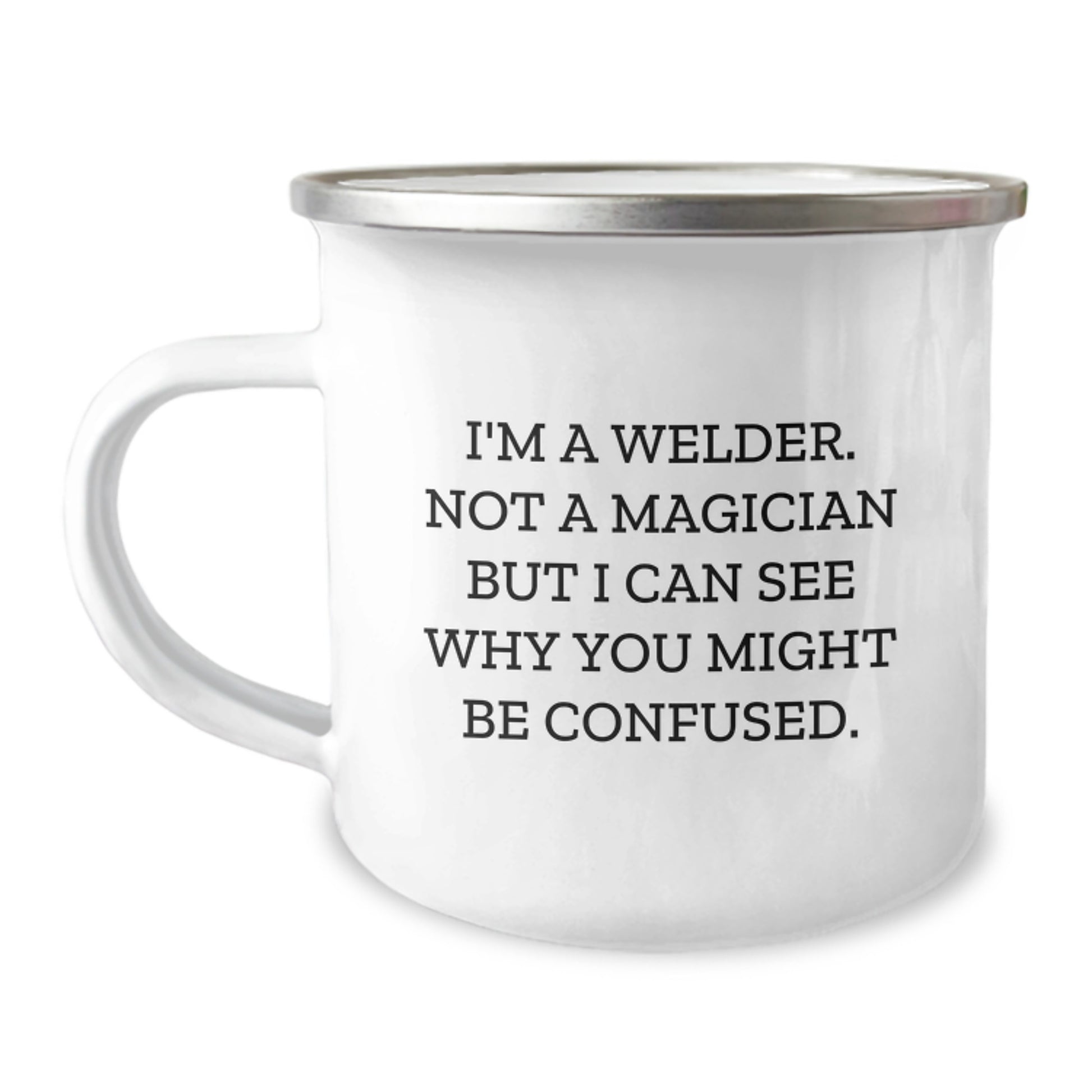Welder Keepsake Camping Mug Birthday Gift for Him - Image 1