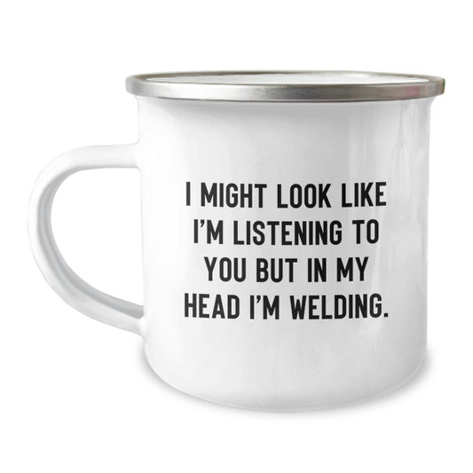 Birthday Gift Welding Camping Mug for Her Present - Image 1