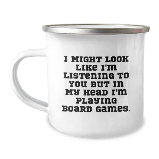 Funny Inspirational Board Games Camping Mug Gifts for Board Games Lovers from Friends for Graduation Unique Gifts - Image 1