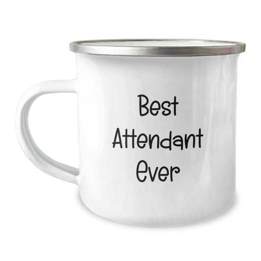 Best Attendant Ever Premium Keepsake Camping Mug for Him Birthday Gift - Image 1