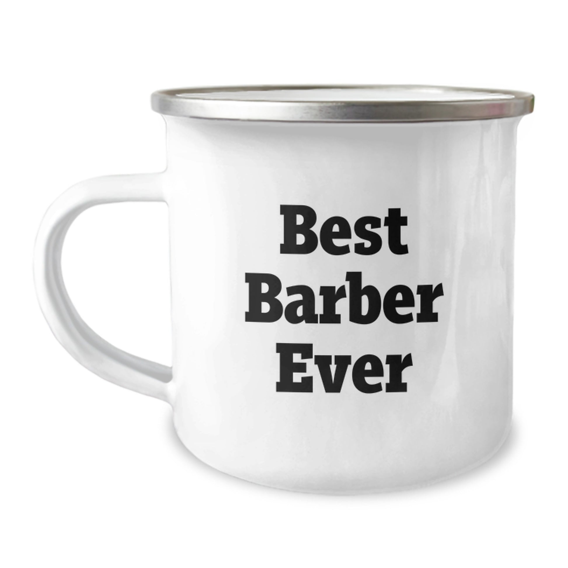 Barber Camping Mug Keepsake for Him Best Ever Birthday Present Gift - Image 1