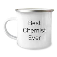 Load image into Gallery viewer, Funny Chemist Gifts for Him Christmas Unique Presents from Family Friends, Camping Mug Best Chemist Ever Stainless Steel Enamel, 12 oz Capacity - Image 1
