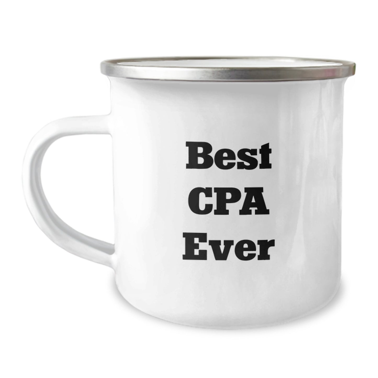 For Him Keepsake Camping Mug Birthday Gift – Best Cpa Ever Premium Steel - Image 1