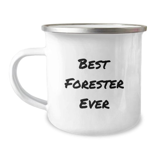 Best Forester Ever Keepsake Premium Camping Mug for Him Birthday Gift - Image 1