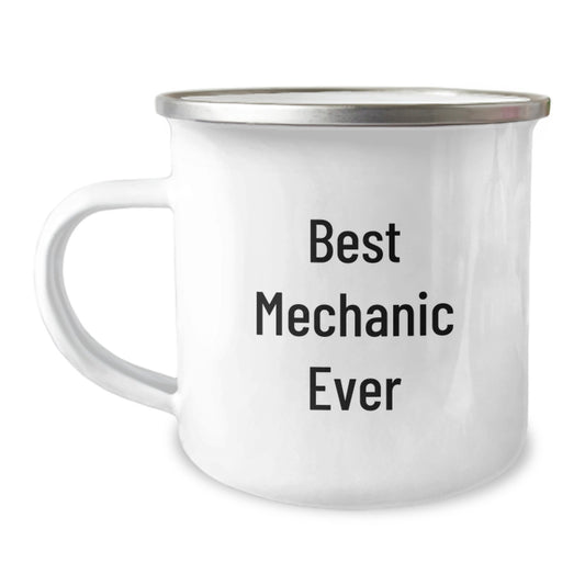 Birthday Gift for Her – Mechanic Keepsake Camping Mug 'Best Mechanic - Image 1