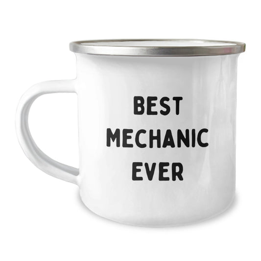 Mechanic Keepsake Camping Mug for Him – Best Mechanic Ever Birthday Gift - Image 1