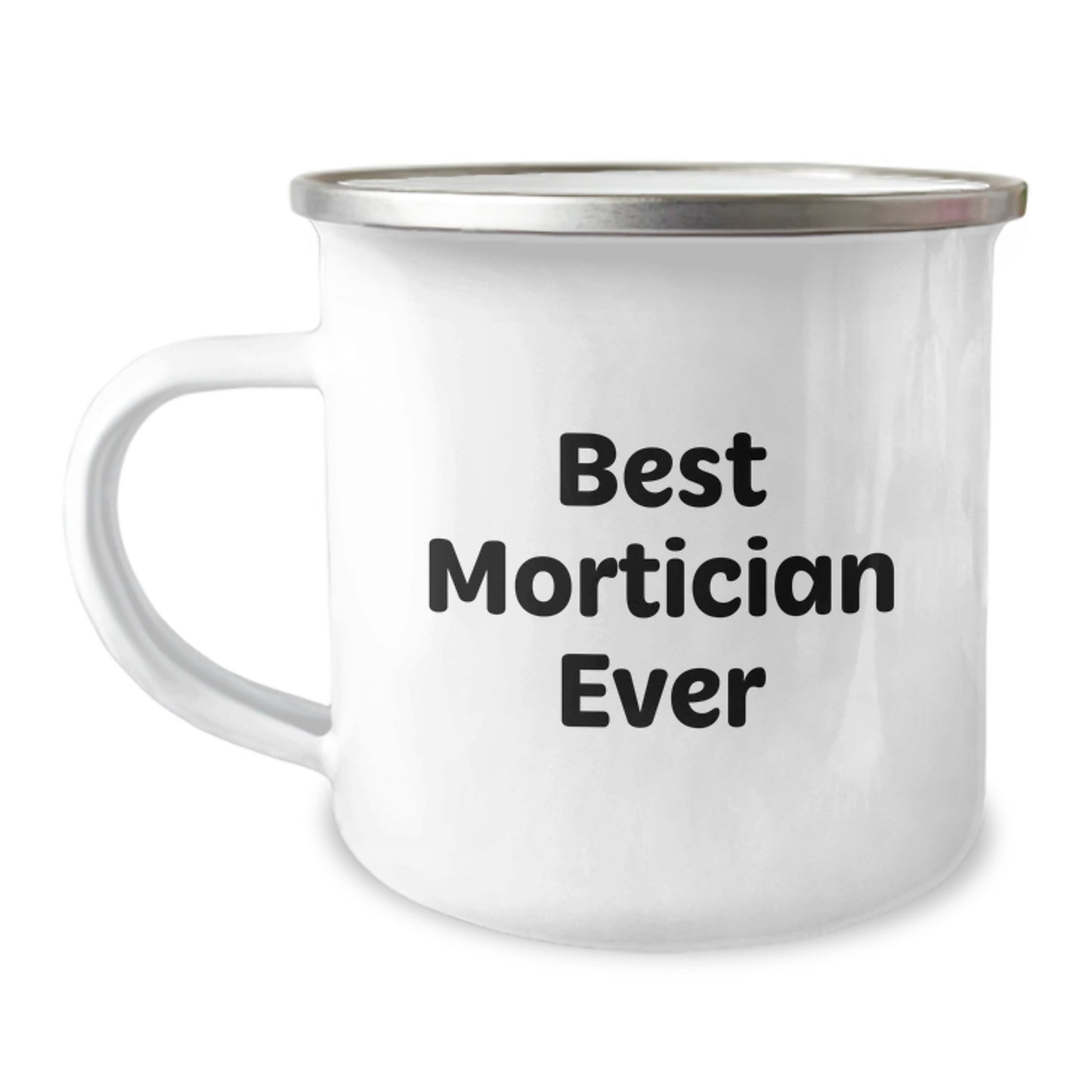 Mortician Keepsake Camping Mug for Him Birthday Gift 'Best Mortician - Image 1