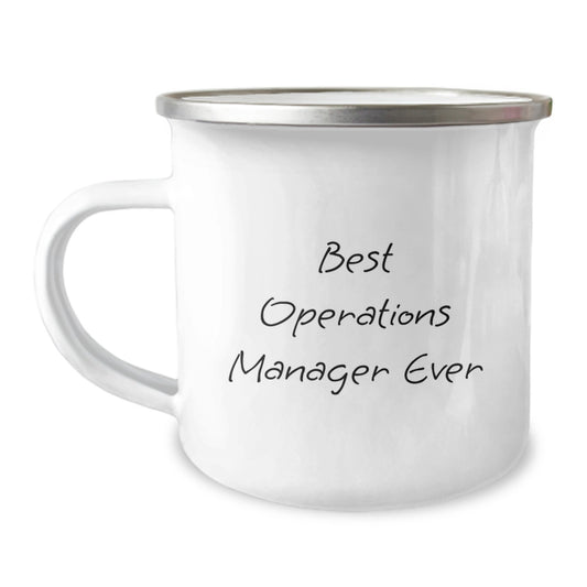 Operations Manager Keepsake Camping Mug for Him Birthday Gift - Image 1