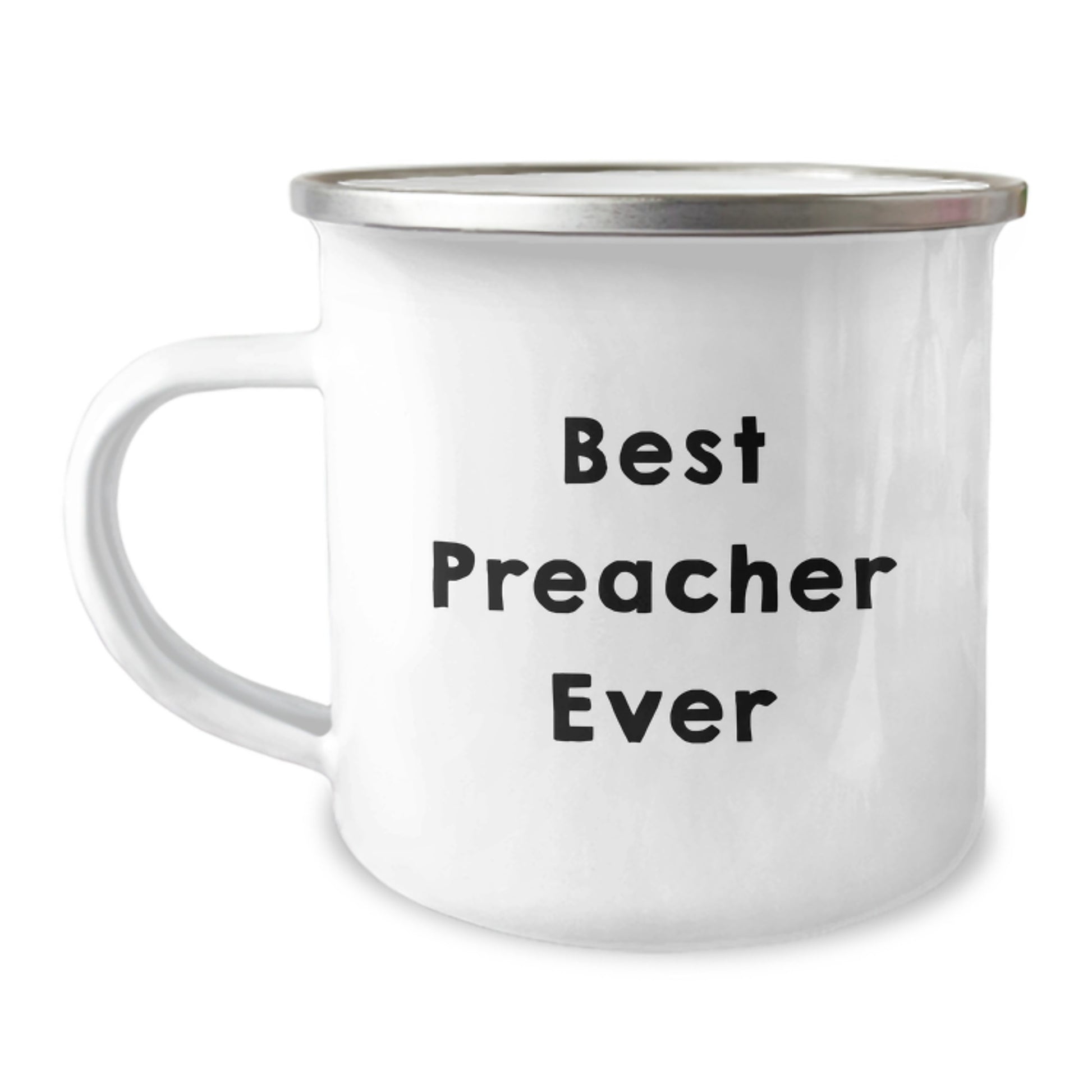 For Him Keepsake Birthday Gift Best Preacher Ever Camping Mug - Image 1