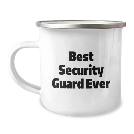 Amusing Security Guard Ever Camping Mug Gift for Friends - Image 1