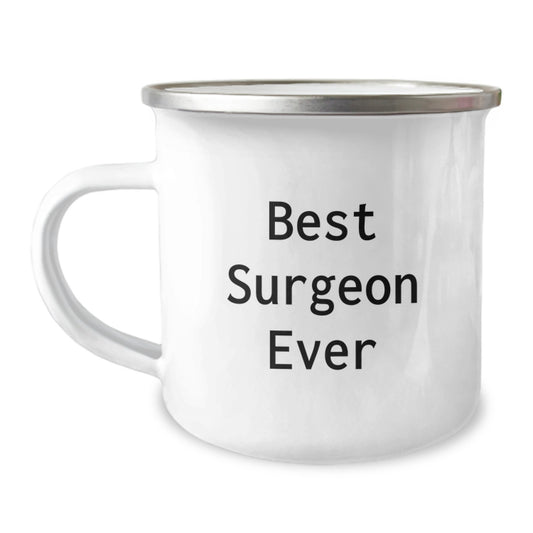 Surgeon Keepsake Camping Mug – Best Surgeon Ever Birthday Gift for Him - Image 1