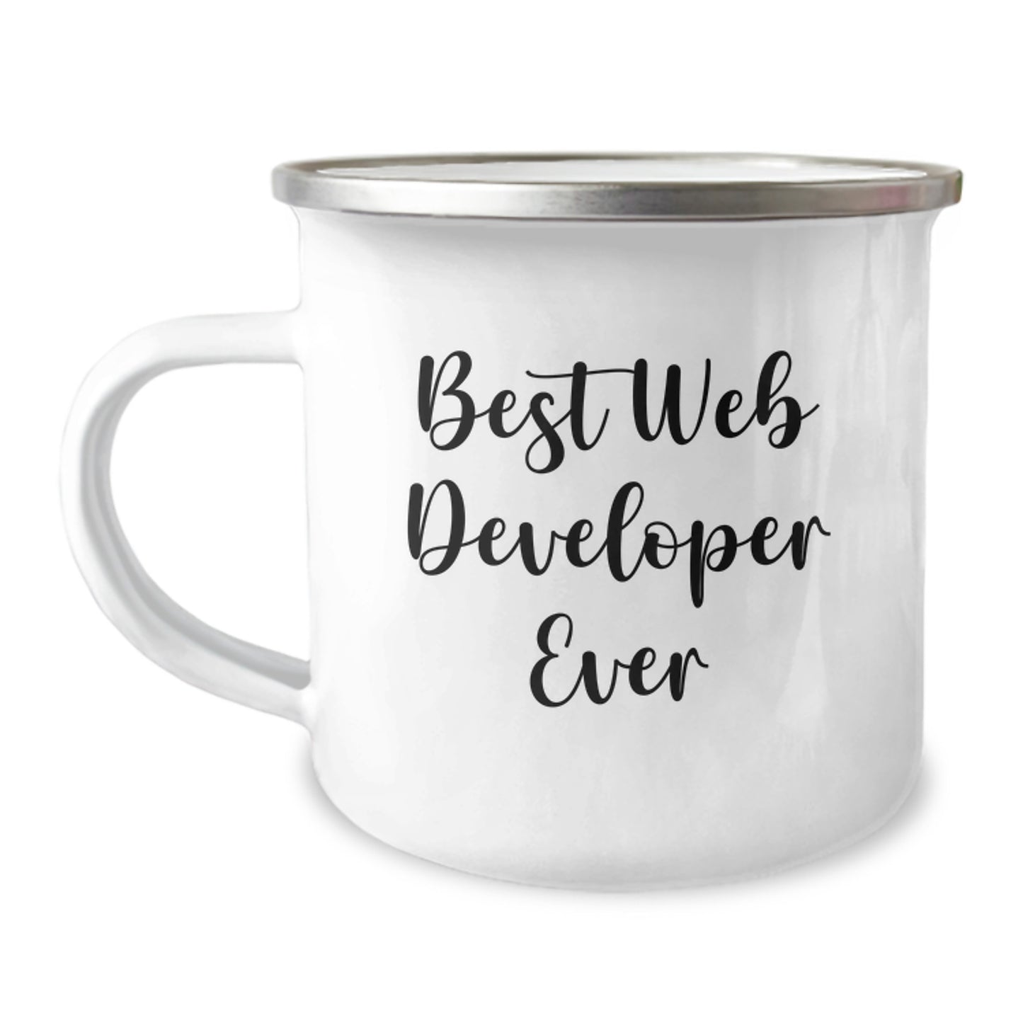 Birthday Gift for Her Web Developer Camping Mug 'Best Web Developer - Image 1