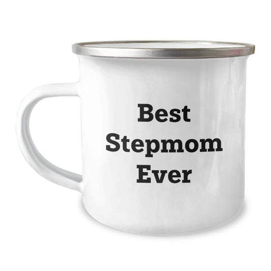 Stepmom Keepsake Camping Mug for Him Birthday Gift Best Stepmom Ever - Image 1
