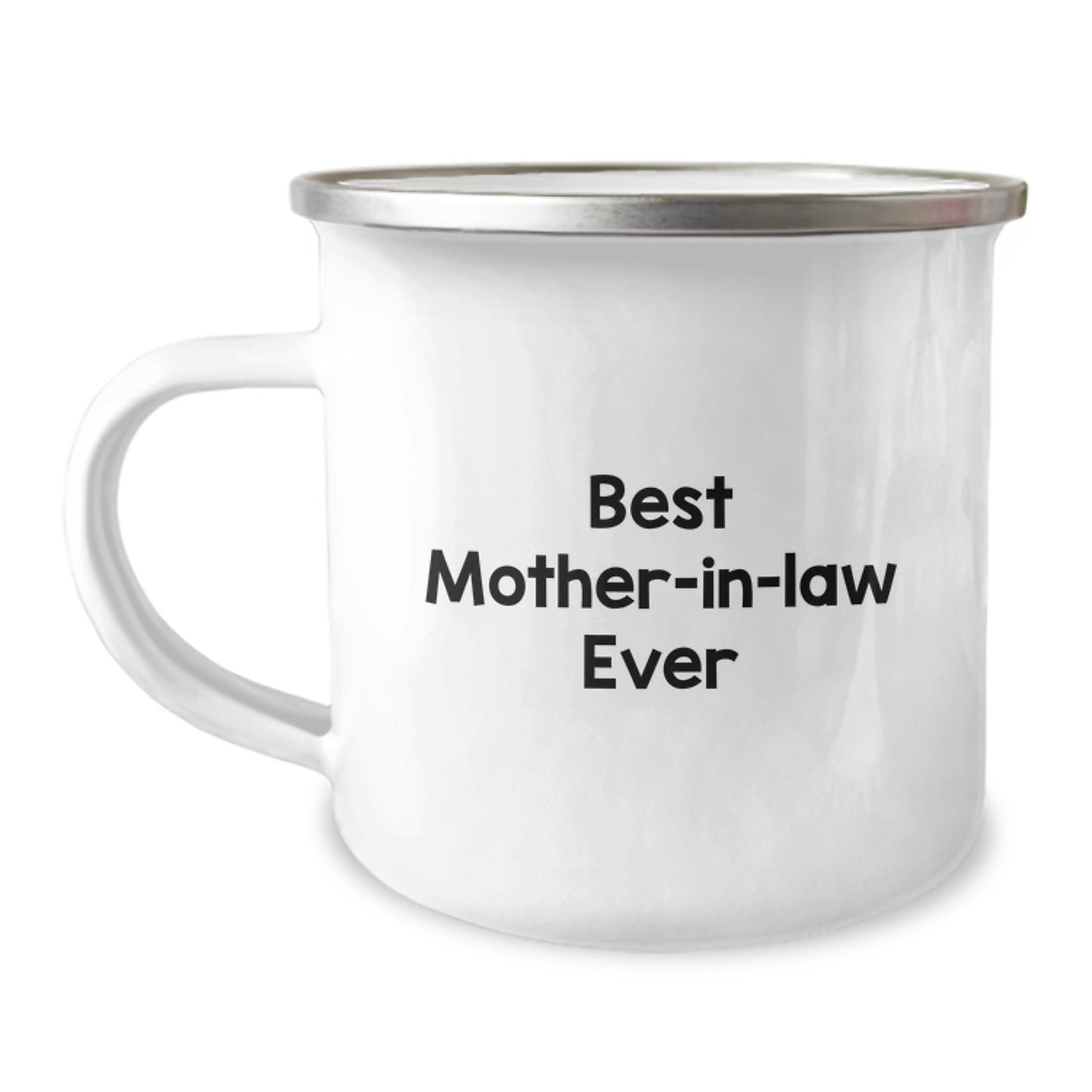 Funny Mom-in-law Gifts from Men, Unique Valentine's Gifts for Mom-in-law, Camping Mug with Best Mom-in-law Ever Quote - Image 1