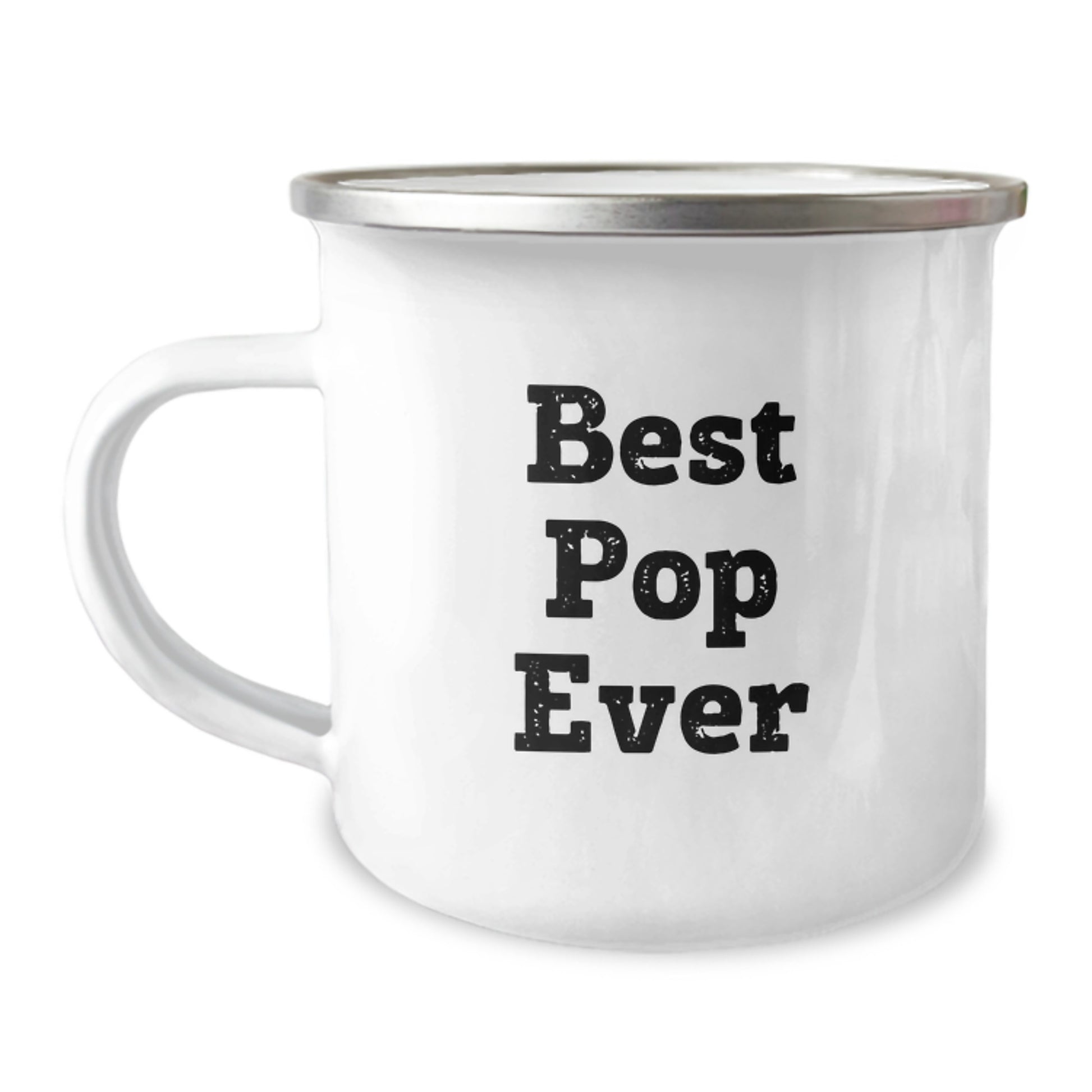 Him Keepsake Birthday Gift Premium Durable Camping Mug Best Pop Ever - Image 1