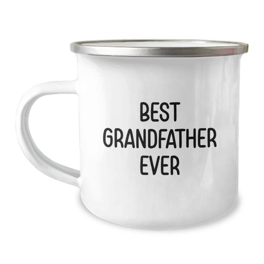 Novelty Grandpa Camping Mug Best Grandfather Ever Birthday Gift - Image 1