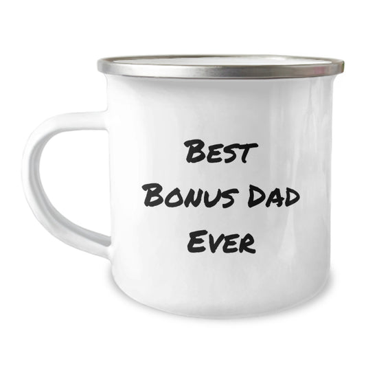 Bonus Dad Camping Mug Keepsake Premium Birthday Gift for Him - Image 1