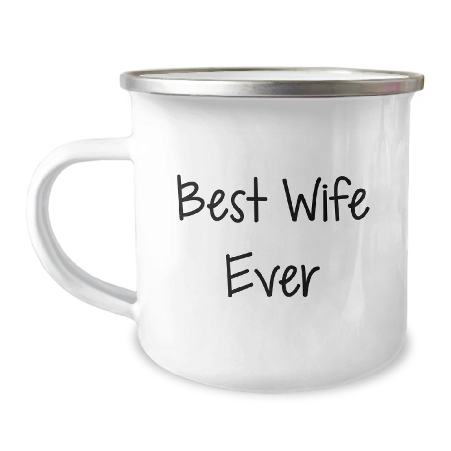 For Her Surprise Keepsake Birthday Gift Camping Mug Best Wife Ever - Image 1