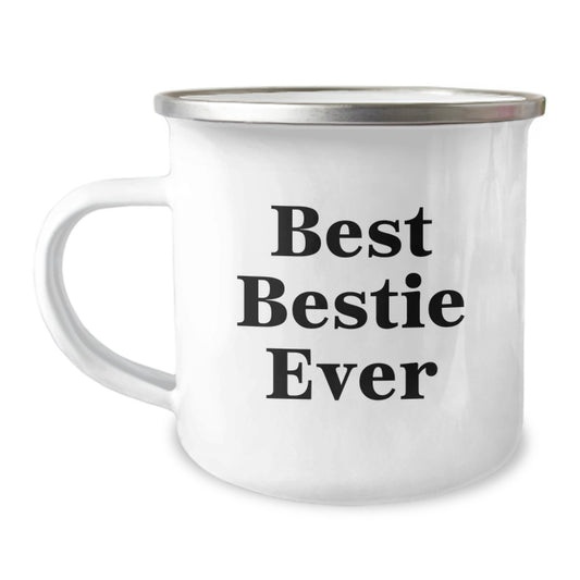 Best Bestie Ever Keepsake Camping Mug for Him 12oz Birthday Gift - Image 1