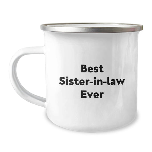 Sister-in-law Keepsake Stainless Camping Mug Birthday Gift for Him - Image 1