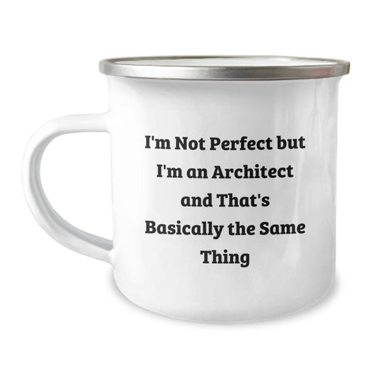 Architect Keepsake Durable Camping Mug for Him Birthday Gift - Image 1