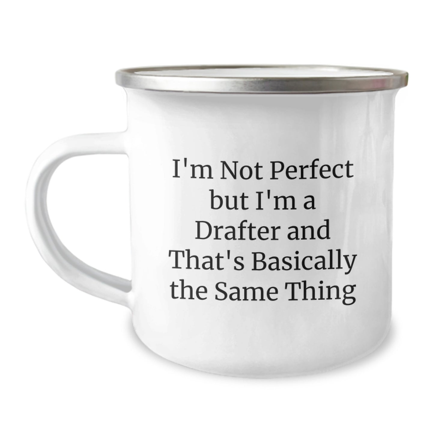 Birthday Gift for Her Drafter Camping Mug Present Stainless Premium - Image 1