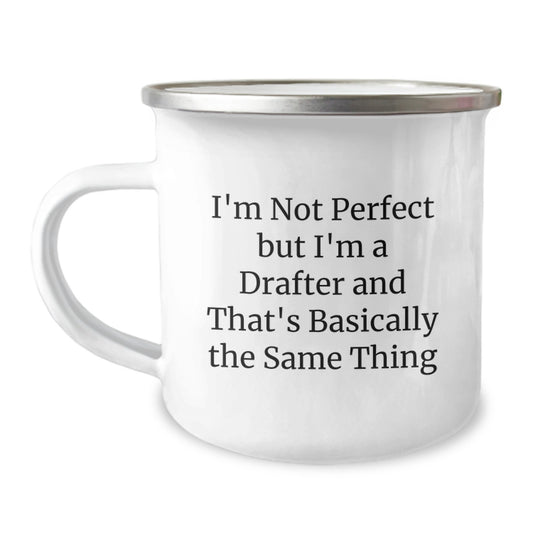 Birthday Gift for Her Drafter Camping Mug Present Stainless Premium - Image 1