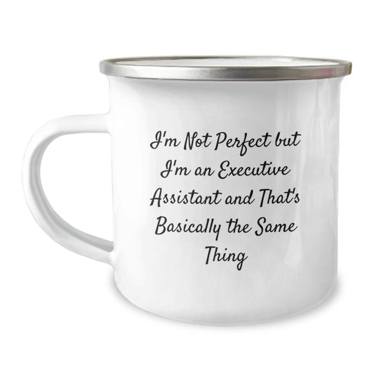 Birthday Gift for Her Executive Assistant Camping Mug Present - Image 1