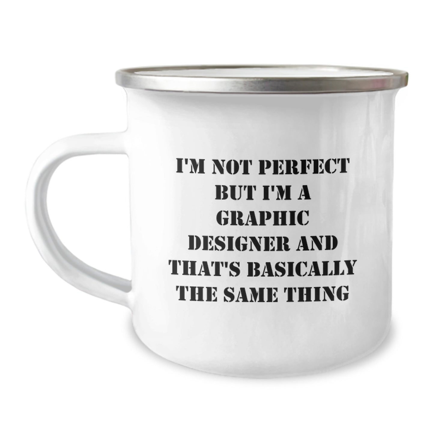 Birthday Gift Graphic Designer Camping Mug Present for Her - Image 1