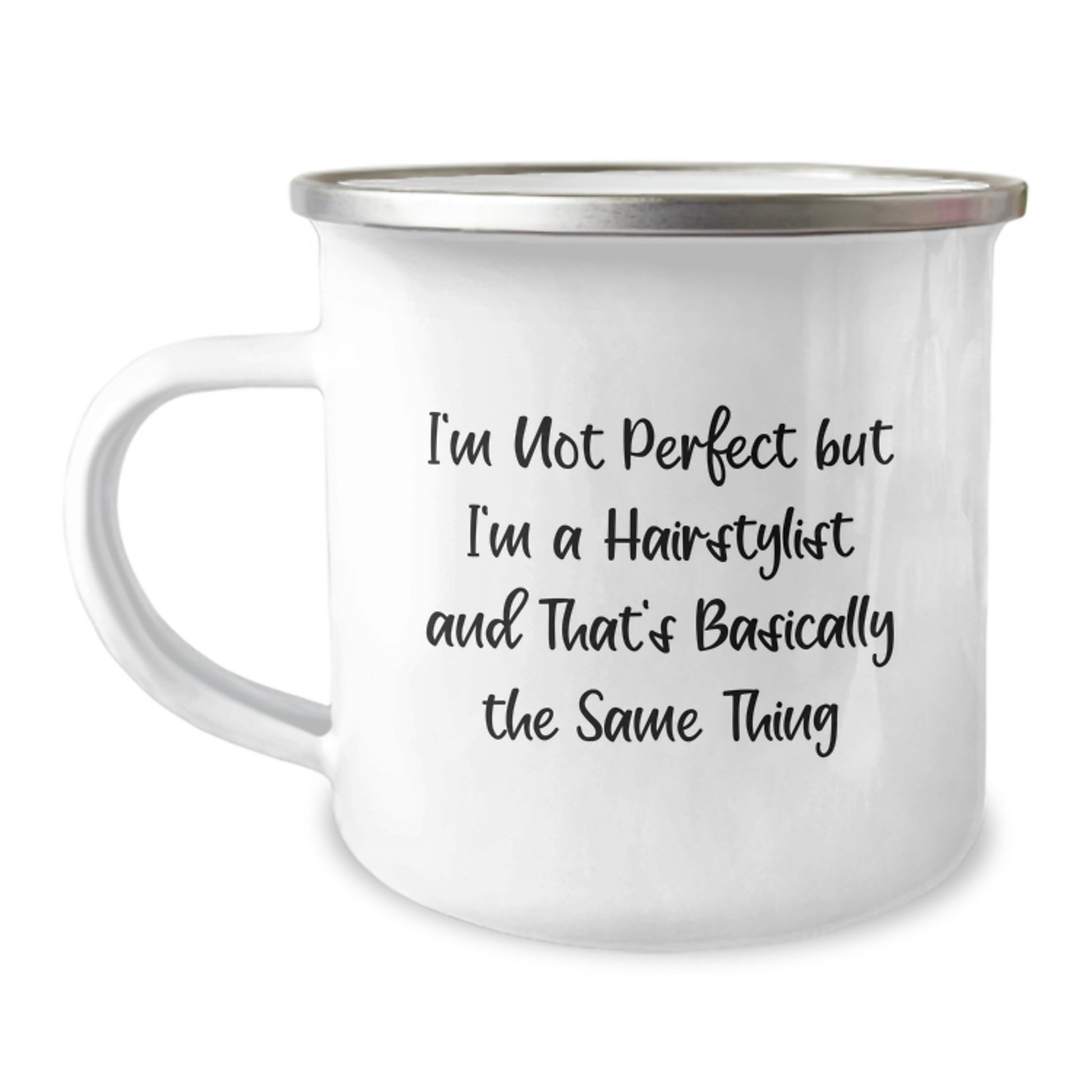 Hairstylist Keepsake Premium Camping Mug Birthday Gift for Him - Image 1