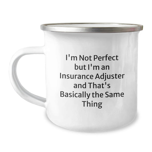 Insurance Adjuster Keepsake Camping Mug for Him Birthday Gift Premium - Image 1