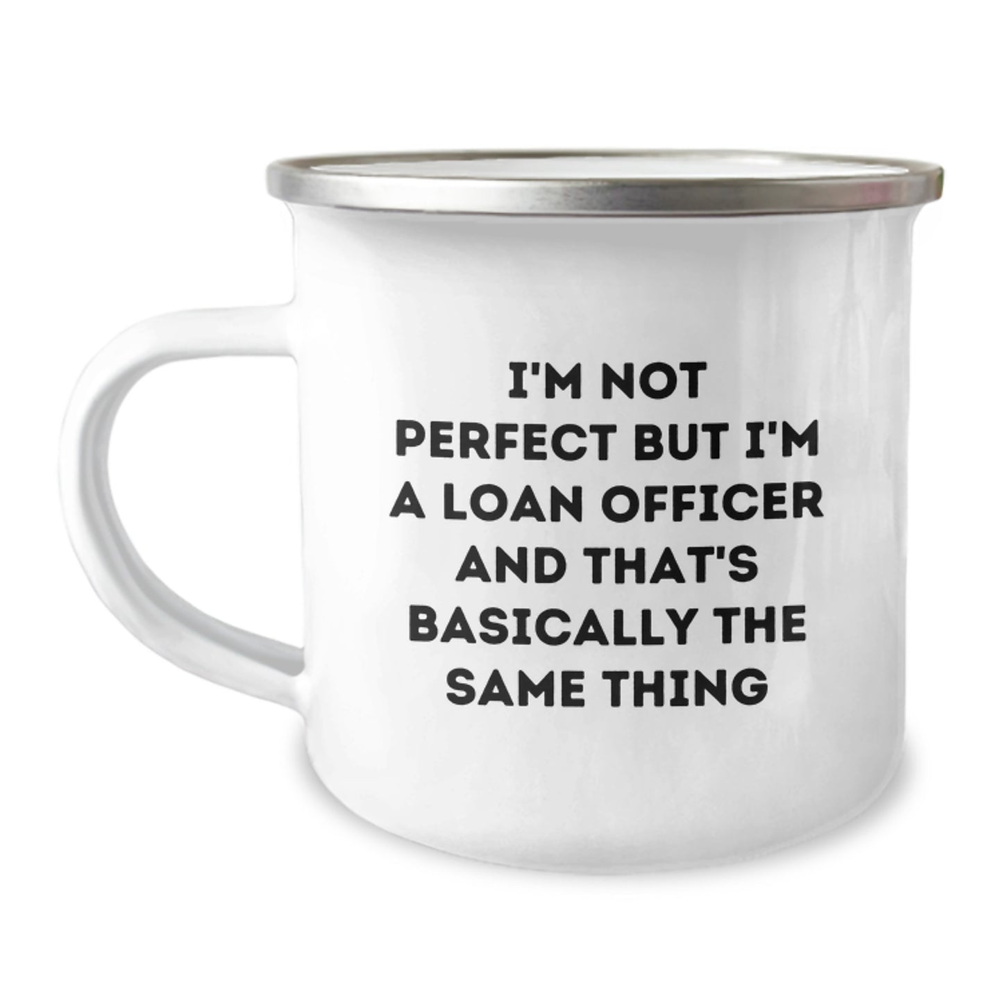 Birthday Gift Camping Mug for Her Present – Loan Officer Humor - Image 1