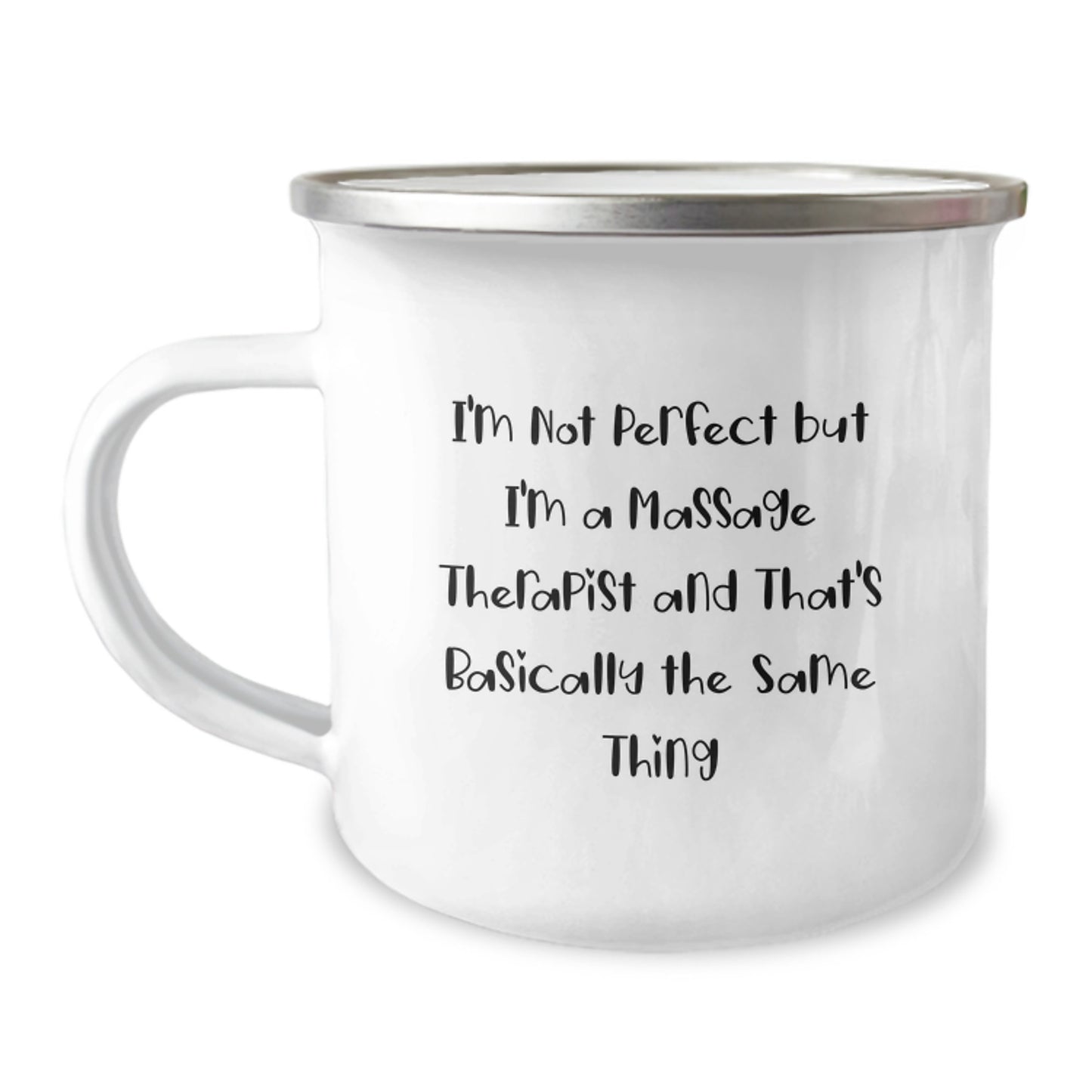 Massage Therapist Keepsake Camping Mug for Him Birthday Gift - Image 1