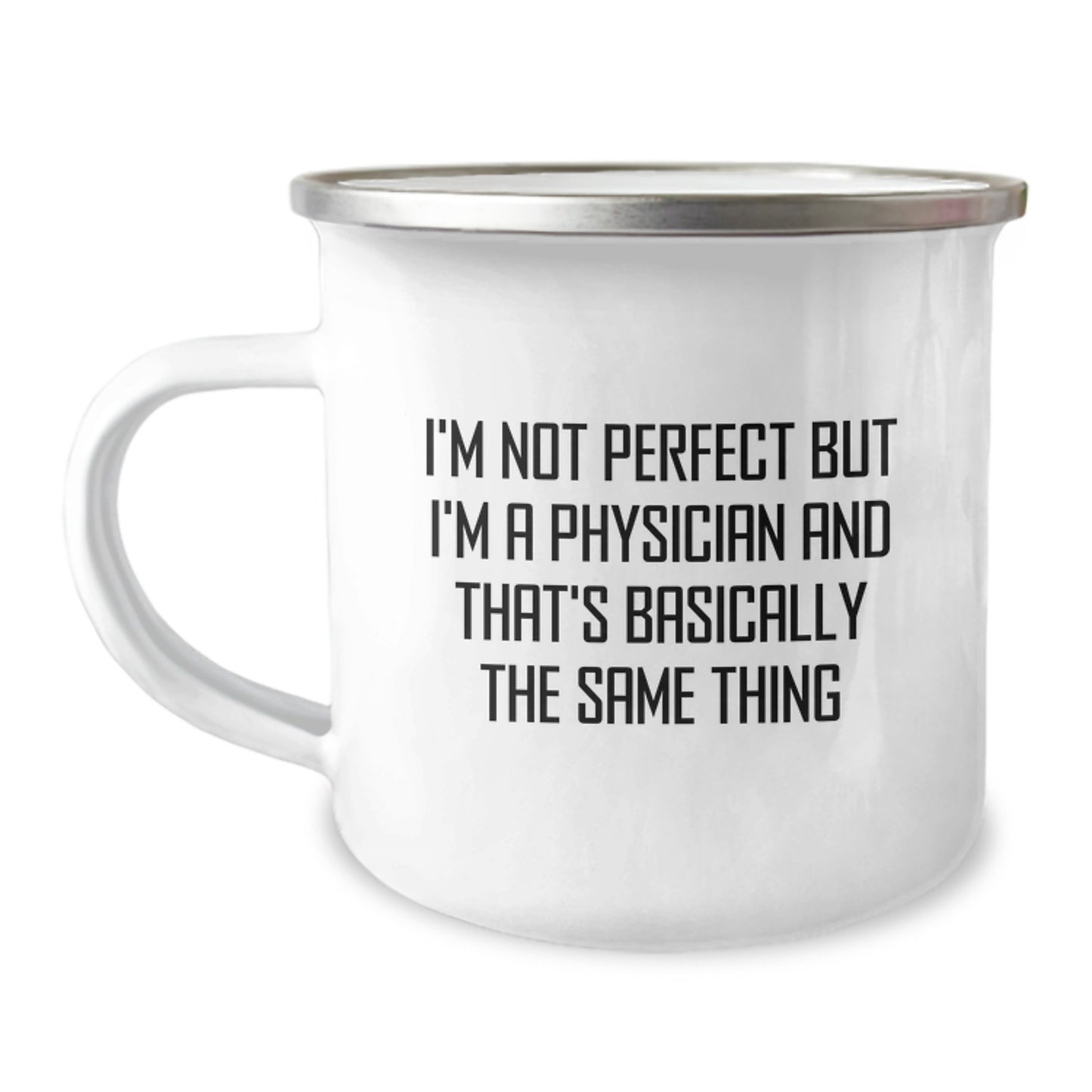 Physician Keepsake Camping Mug for Him Stainless Steel Birthday Gift - Image 1